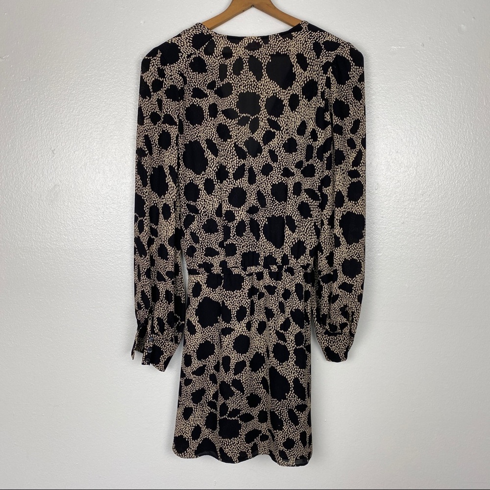 Parker Speckle Print Crossover Wrap Dress - Picture 4 of 4